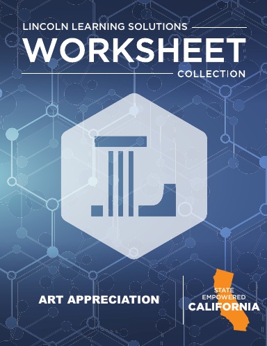 CA Art Appreciation - Worksheet Collection 2526