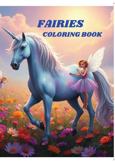 Fairy coloring book