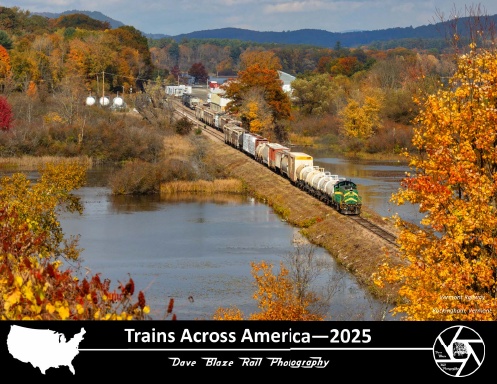 2025 Calendar - Trains Across America
