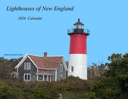 Lighthouses of New England 2026 Calendar