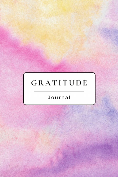 Pastel Watercolor Gratitude Journal
