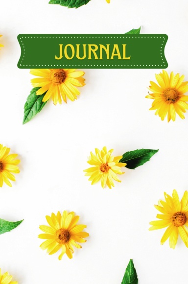 Yellow Daisies Hardcover Journal
