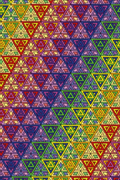 Advanced Series 2 Notebook - A5 (6x9) Medium Size Notebook Rainbow Paradise