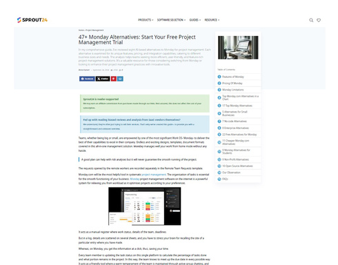 Top Monday.com Alternatives for Project Management