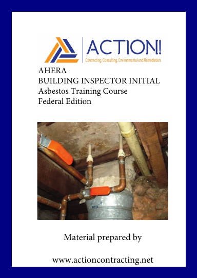 AHERA Building Inspector Initial Workbook