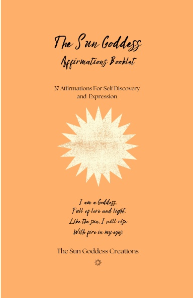 The Sun Goddess Affirmations Booklet