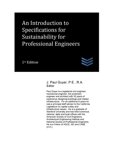 An Introduction to Specifications for Sustainability for  Professional Engineers