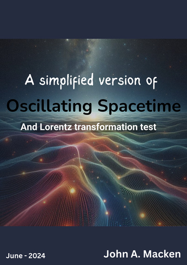Simplified version of oscillating spacetime and Lorentz transformation test.