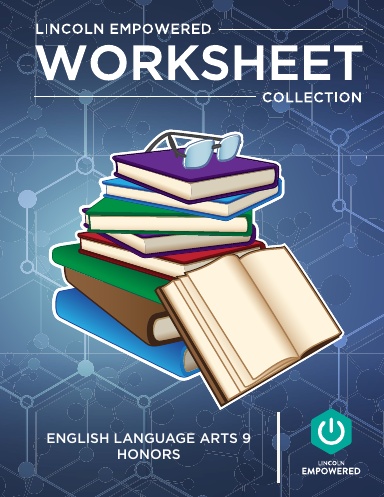 English Language Arts 9 Honors - Worksheet Collection