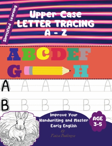 Upper Case Letter Tracing Workbook A - Z