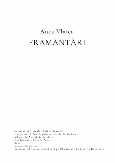 FRĂMÂNTĂRI