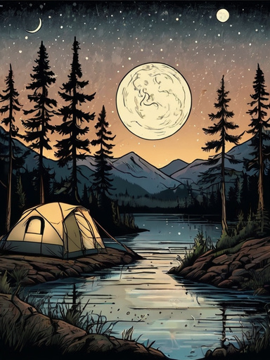 Whisper of the Mountains and Rivers: An Illustrated Odyssey of Serenity