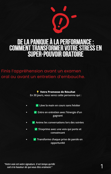De la Panique à la Performance : Comment Transformer Votre Stress en Super-Pouvoir Oratoire