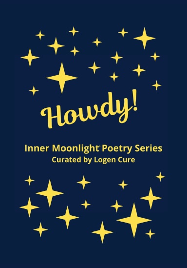 Inner Moonlight Poetry Series "Howdy!" hardback blank A5 notebook