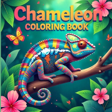 Chameleon Coloring Book