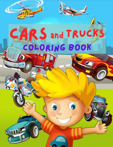 Cars and Trucks Coloring Book