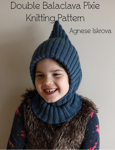 Double Balaclava Pixie Knitting Pattern