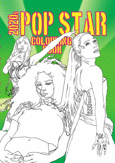 2020s Pop Star Colouring Book