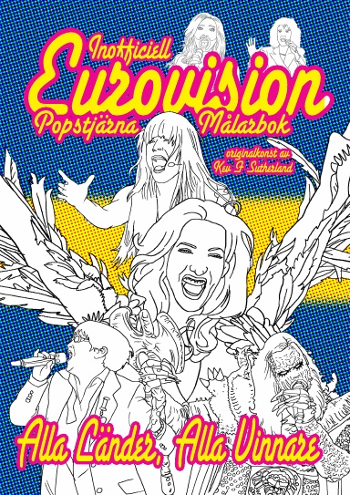 Inofficiell Eurovision Popstjärna Målarbok