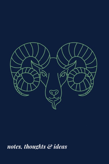Aries Ram Zodiac Notebook