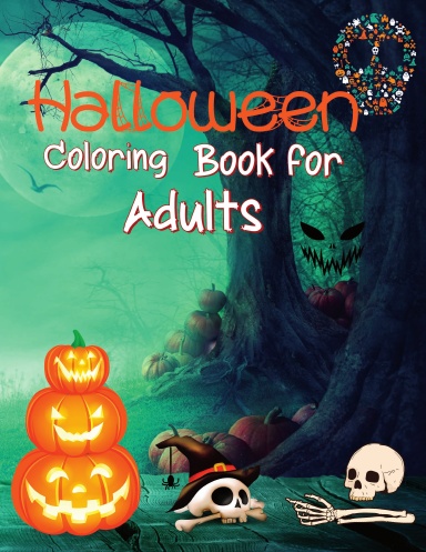 Halloween Coloring Book for Adults
