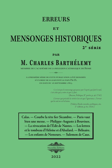 Erreurs et mensonges historiques 2