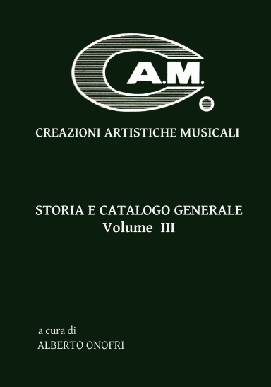 CAM VOLUME III