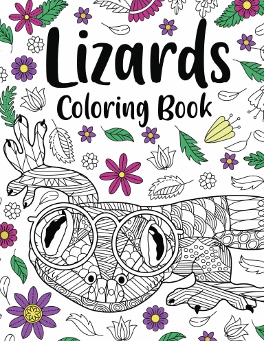 Lizards Coloring Book