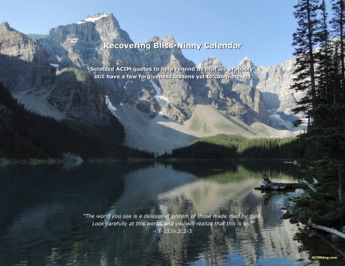 Recovering Bliss-Ninny Calendar - 2027