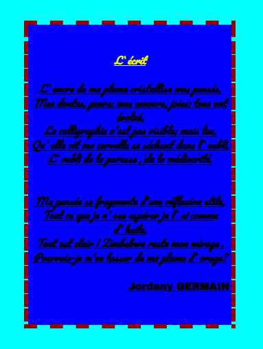 L`écrit