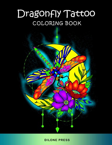 Dragonfly Tattoo Coloring Book