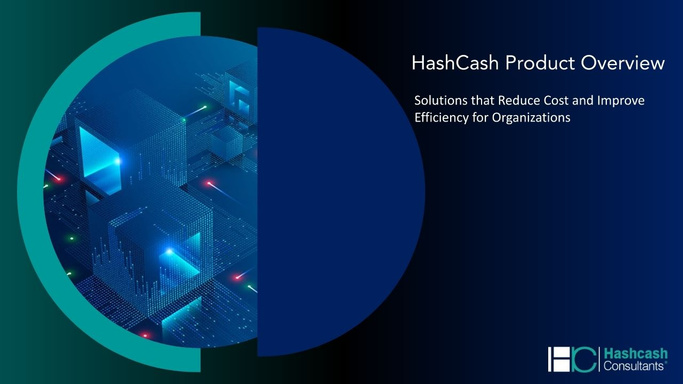 Hashcash Consultants Banking Products & Blockchain Solutions