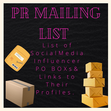 PR MAILING LIST