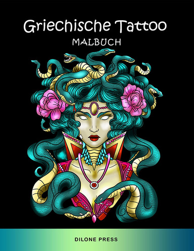 Griechische Tattoo Malbuch