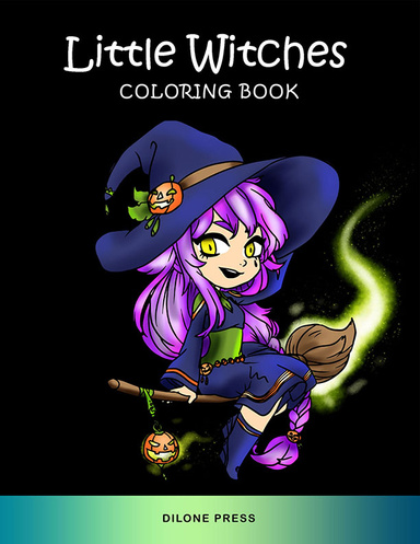 Little Witches Coloring Book
