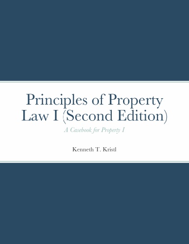 Principles of Property Law I (Second Edition)