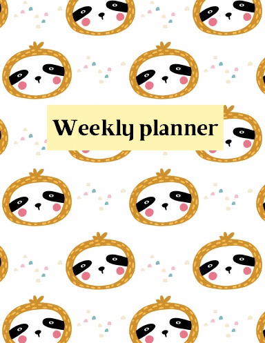 Weekly planner