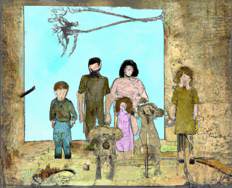 Beyond the Ashen Horizon: A Family's Resilience in WW3