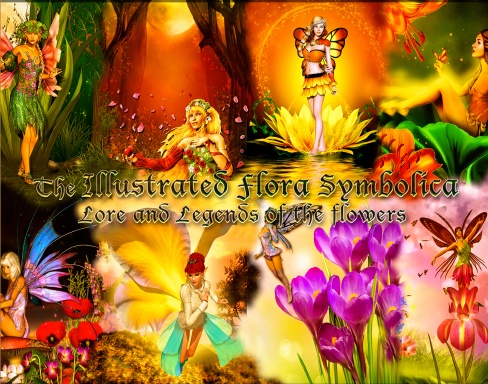 Flora Symbolica Lore of the Flowers Painted by MidJourney (Lulu 11x8.5)
