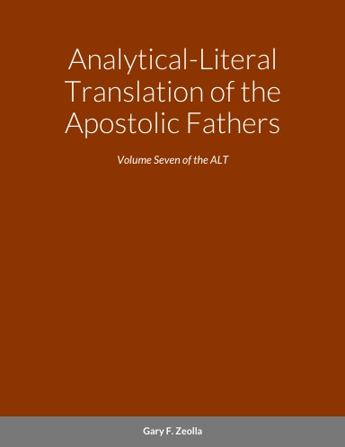 Analytical-Literal Translation of the Apostolic Fathers