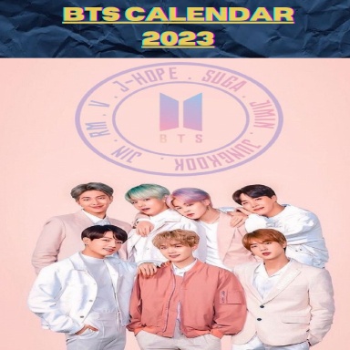 BTS Mini wall Calendar 2023