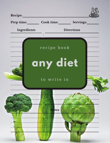 Recipe Book for Any Diet. Present