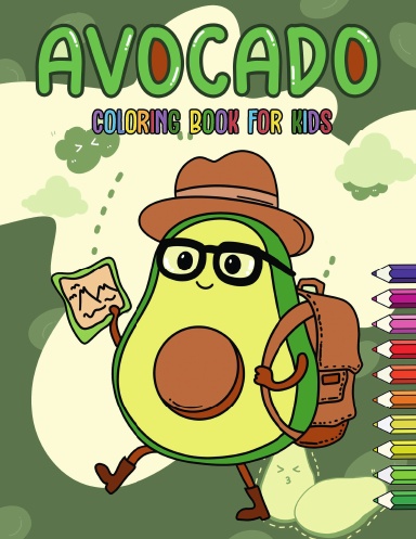 Avocado Coloring Book