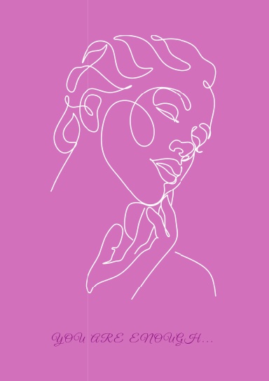You Are Enough Purple