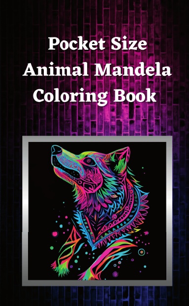 Pocket Size Animal Mandela Coloring Book