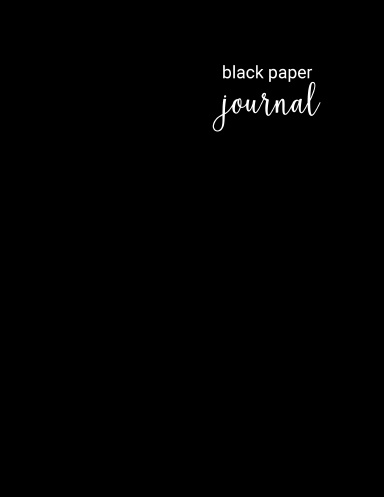 Black Paper Journal