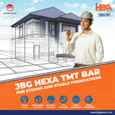 JBG HEXA TMT BAR | TMT bar manufacturers in India