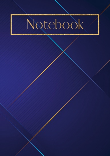 Notebook, A4, 100 blank pages, paperback.