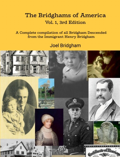 The Bridghams of America (Vol. 1, 3rd Edition)