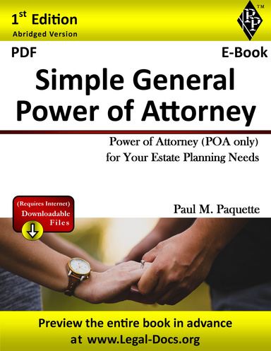 PDF - Simple General Power of Attorney - Abridged Version